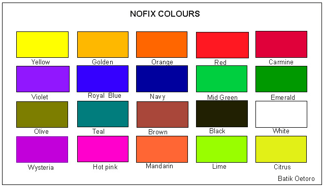 All Colour Chart